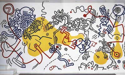 Keith Haring, Zonder titel, 1987. MUKHA