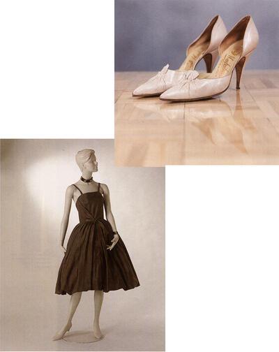 Puntige naaldhakschoenen, Einde jaren '50, Cocktailjapon, 1956, mode