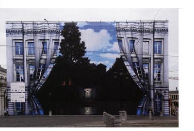 Musée Magritte Museum, Het decoratiezeil, geïnspireerd op L' Empire des lumières (Het rijk der lichten), 2008
